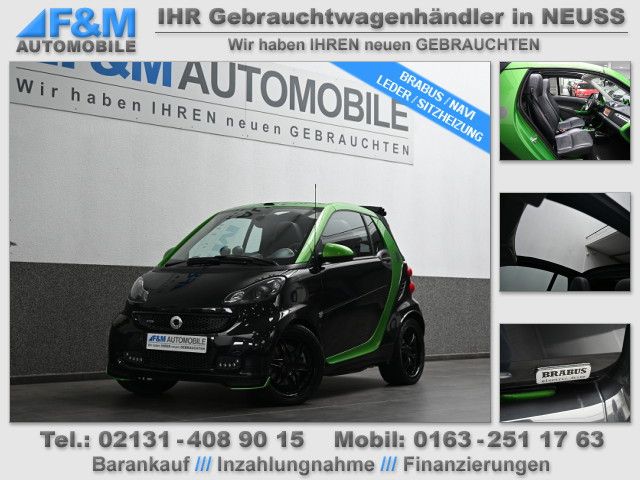 Smart ForTwo cabrio 60kW el. drive BRABUS Navi Leder