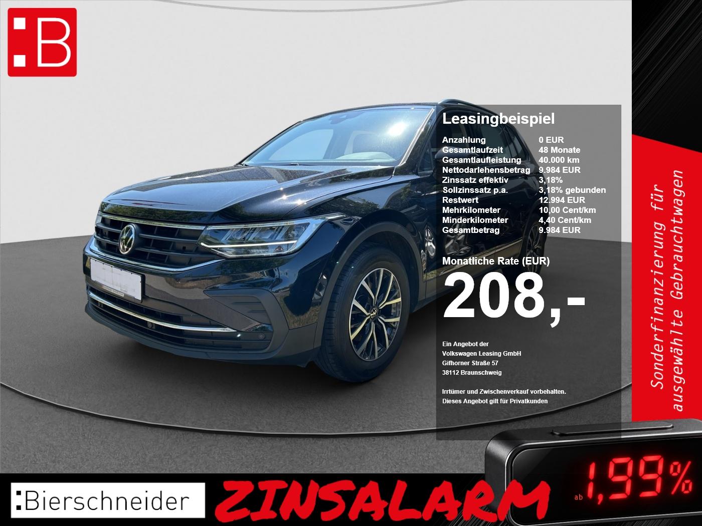 Volkswagen Tiguan 1.5 TSI Life NAVI ACC LED APP SITZHEIZUNG