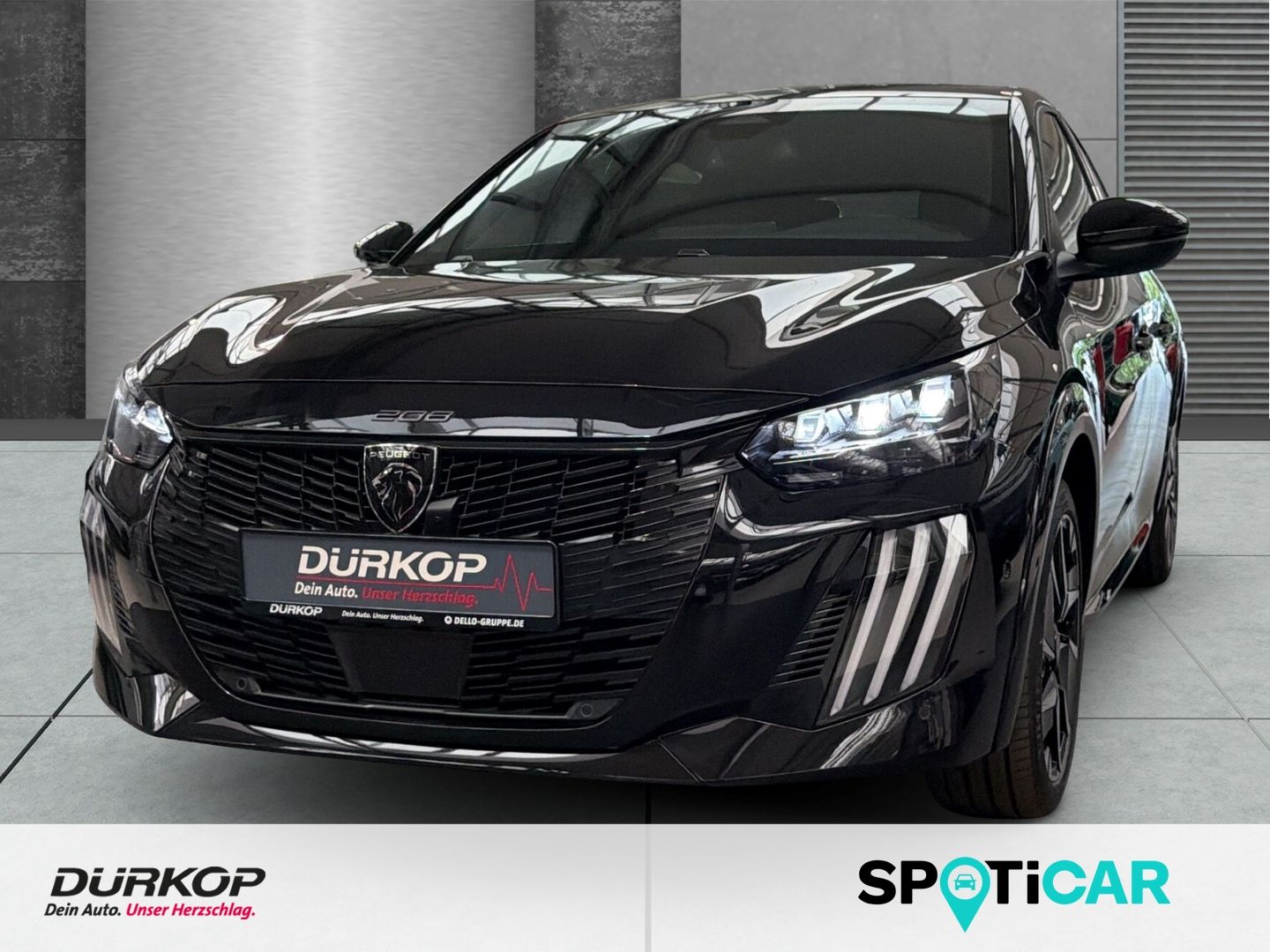 Peugeot e-208 GT 115kW 51kWh 11kW-Lader Sicht-u. Navipak