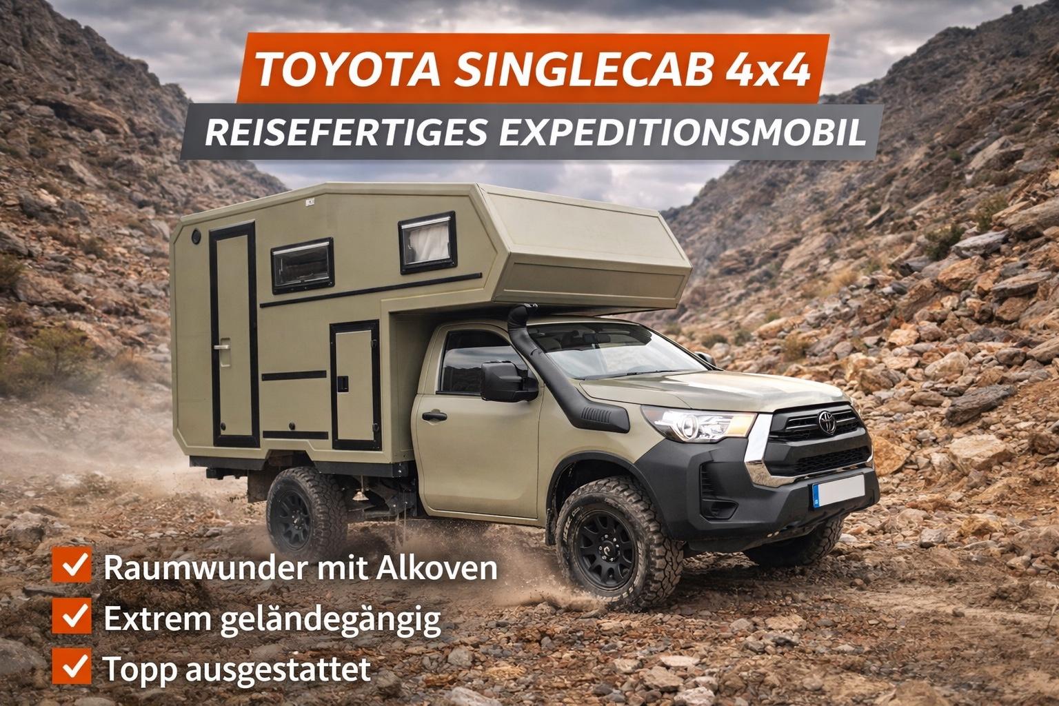 Toyota Hilux Singlecab Weltreisefahrzeug