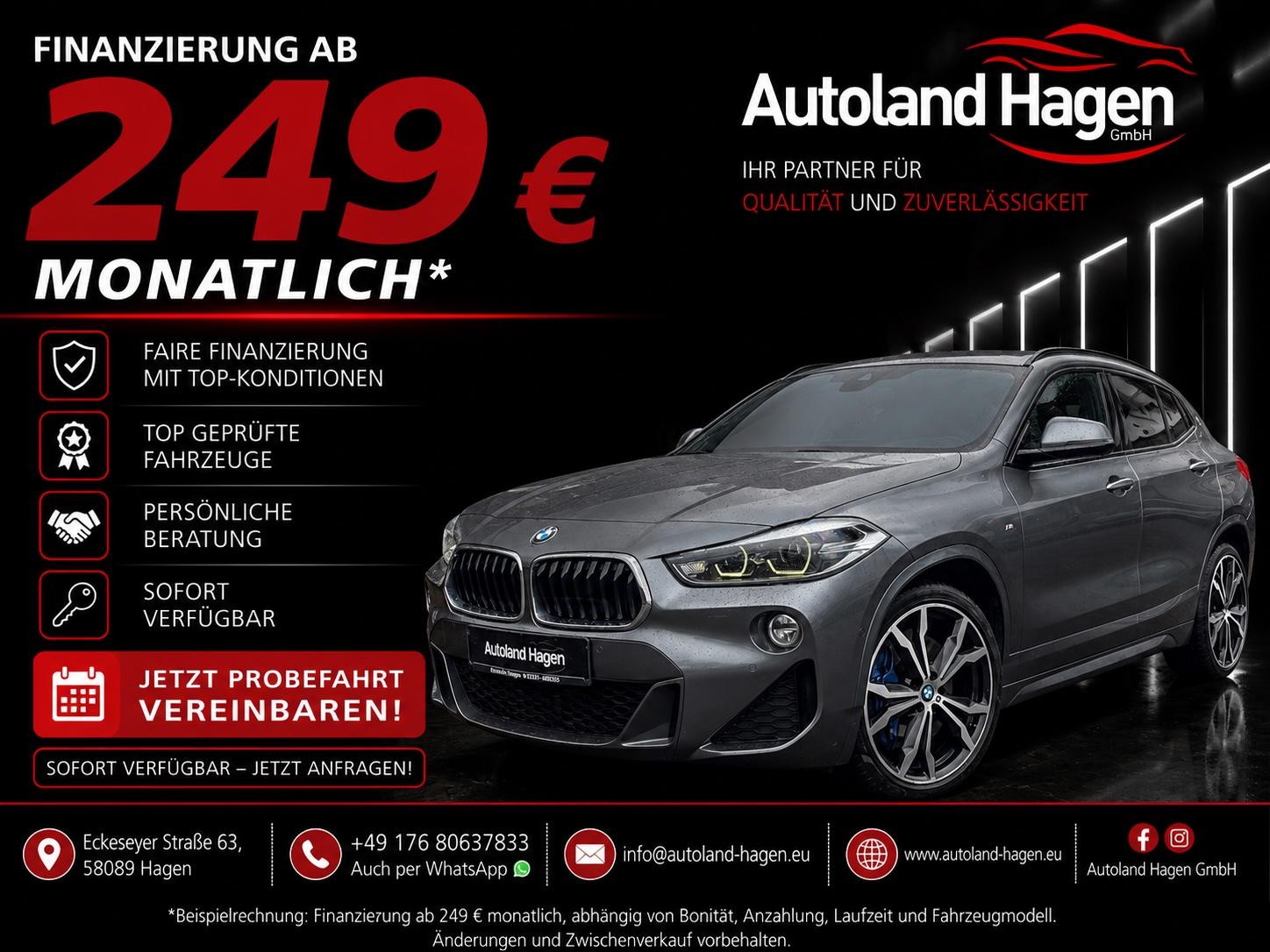 BMW X2 20d AUT. FINANZIERUNG 249€ + GARANTIE