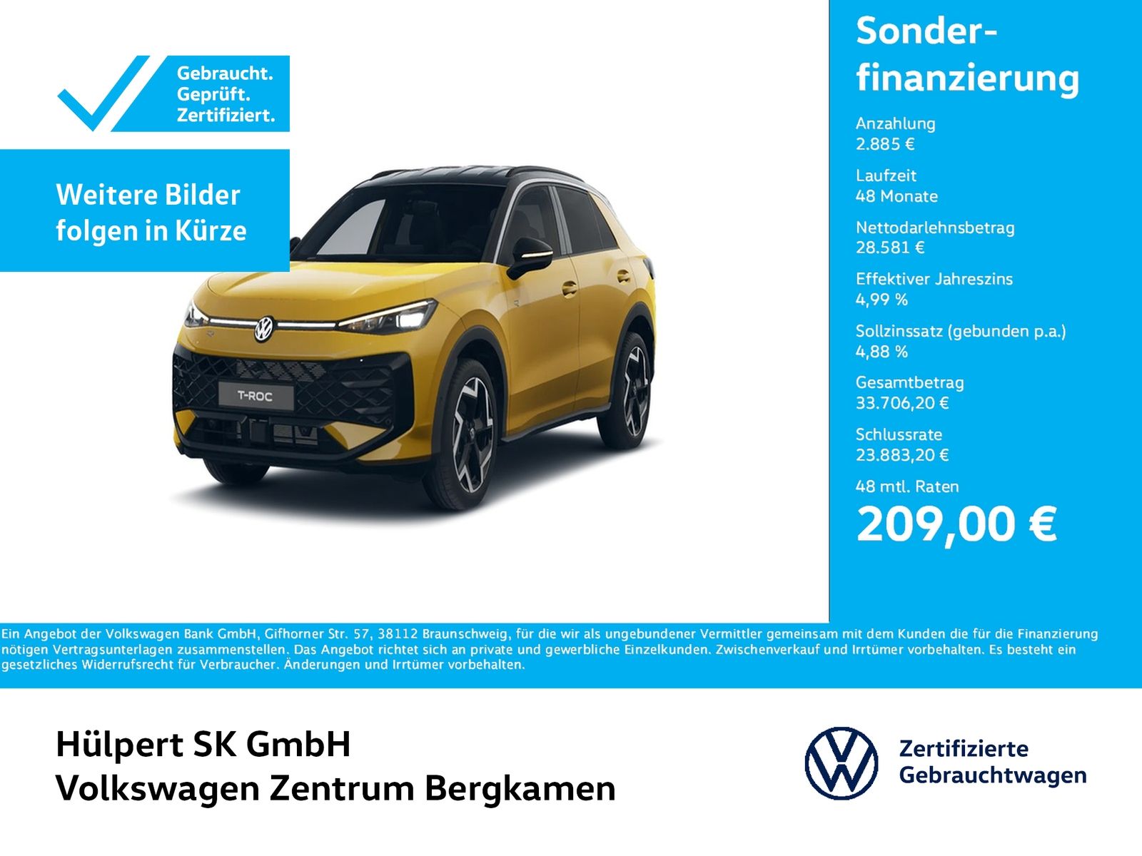 Volkswagen T-Roc 1.5 eTSI R-LINE NEUES MODELL 360°CAM ACC foto 1