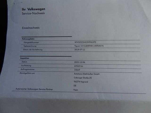 Fahrzeugabbildung Volkswagen Tiguan/R-Line/4x4/1.Hd/AHK/Navi/190PS/LED/