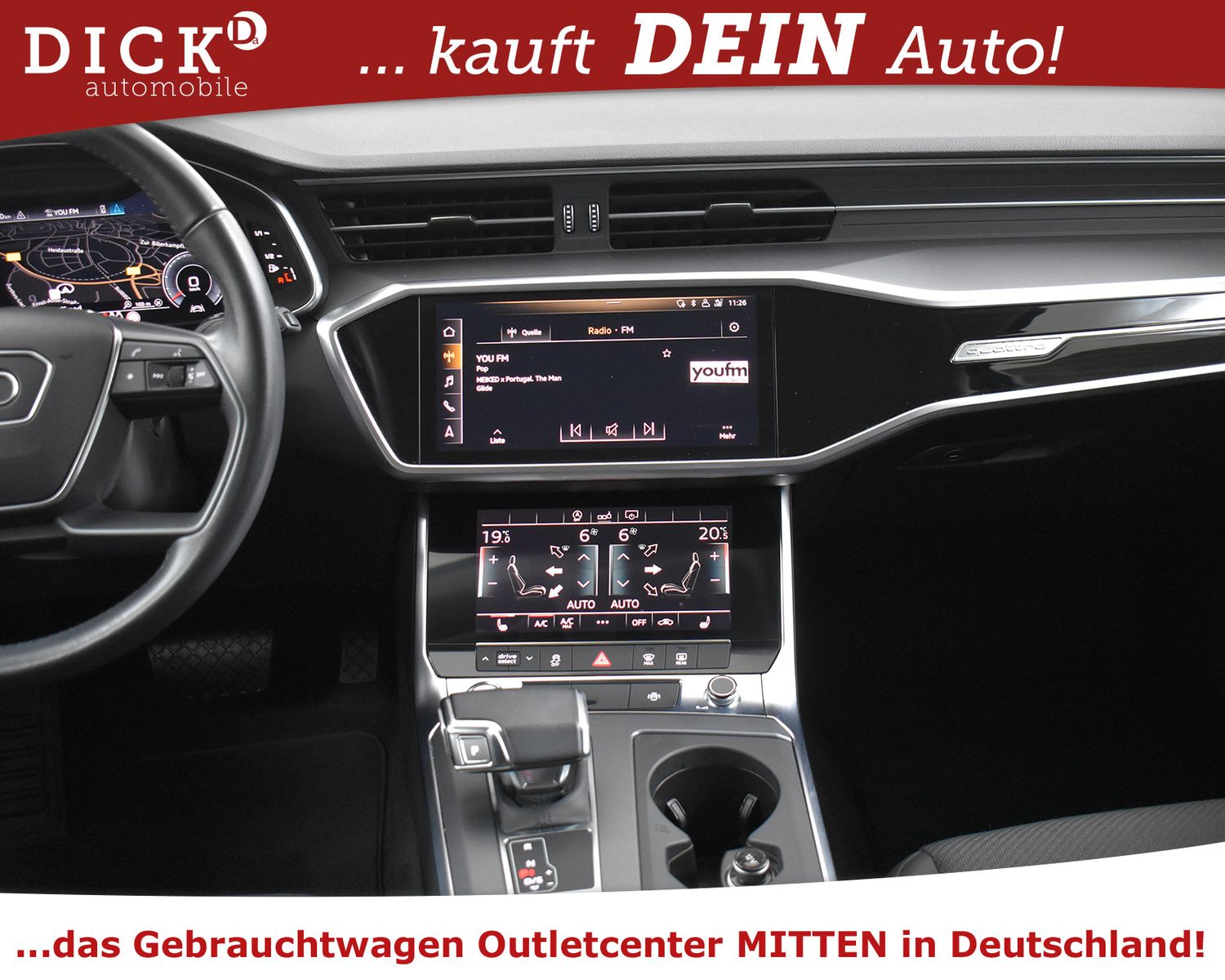 AUDI A6 Av 45d S LINE Quatt >MATRIX+B&O+VIRTU+ACC+19" - Image 14