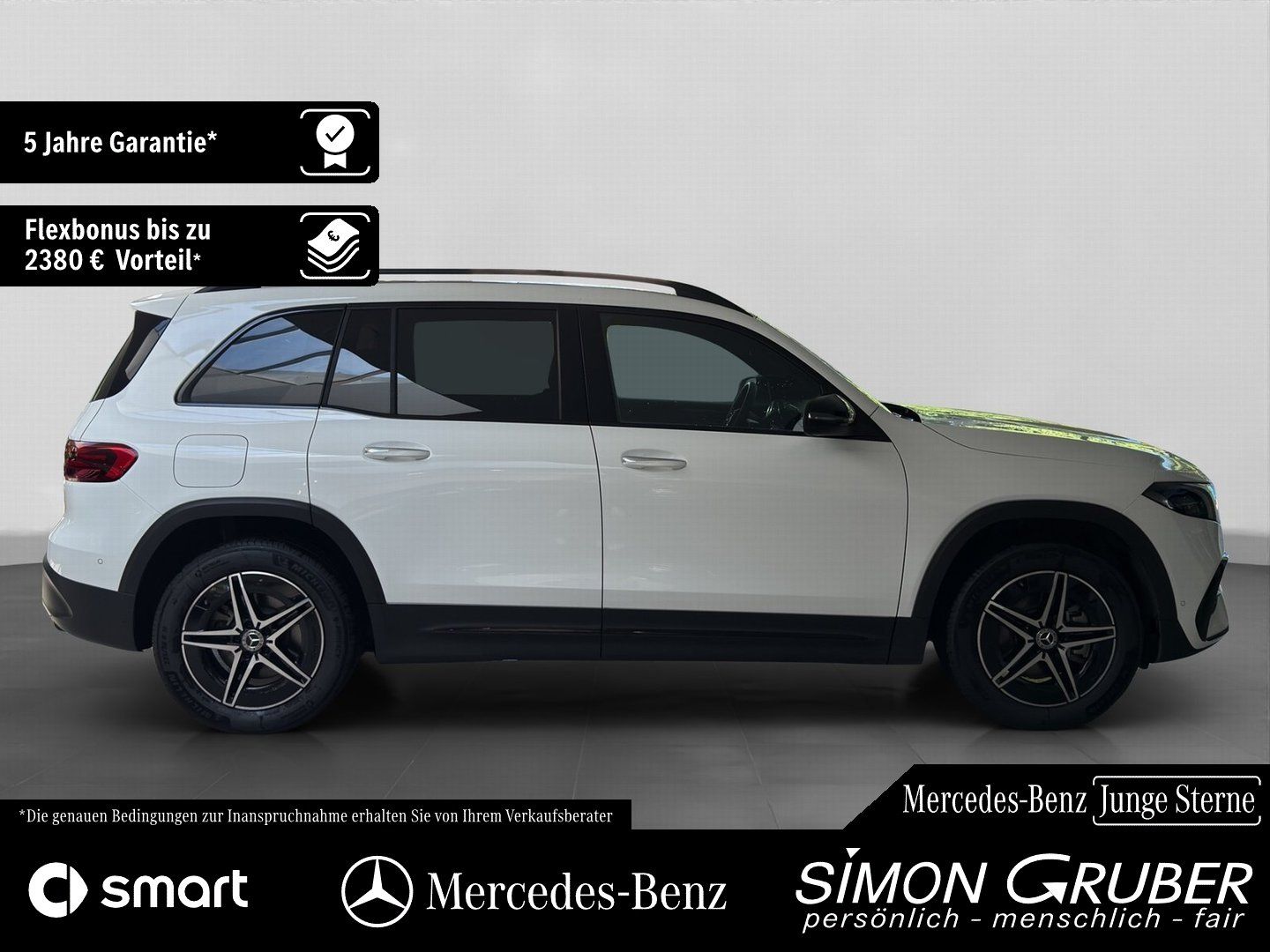 Fahrzeugabbildung Mercedes-Benz EQB 300 4M AMG Pano Fahrassist 7Sitze Mod 2026