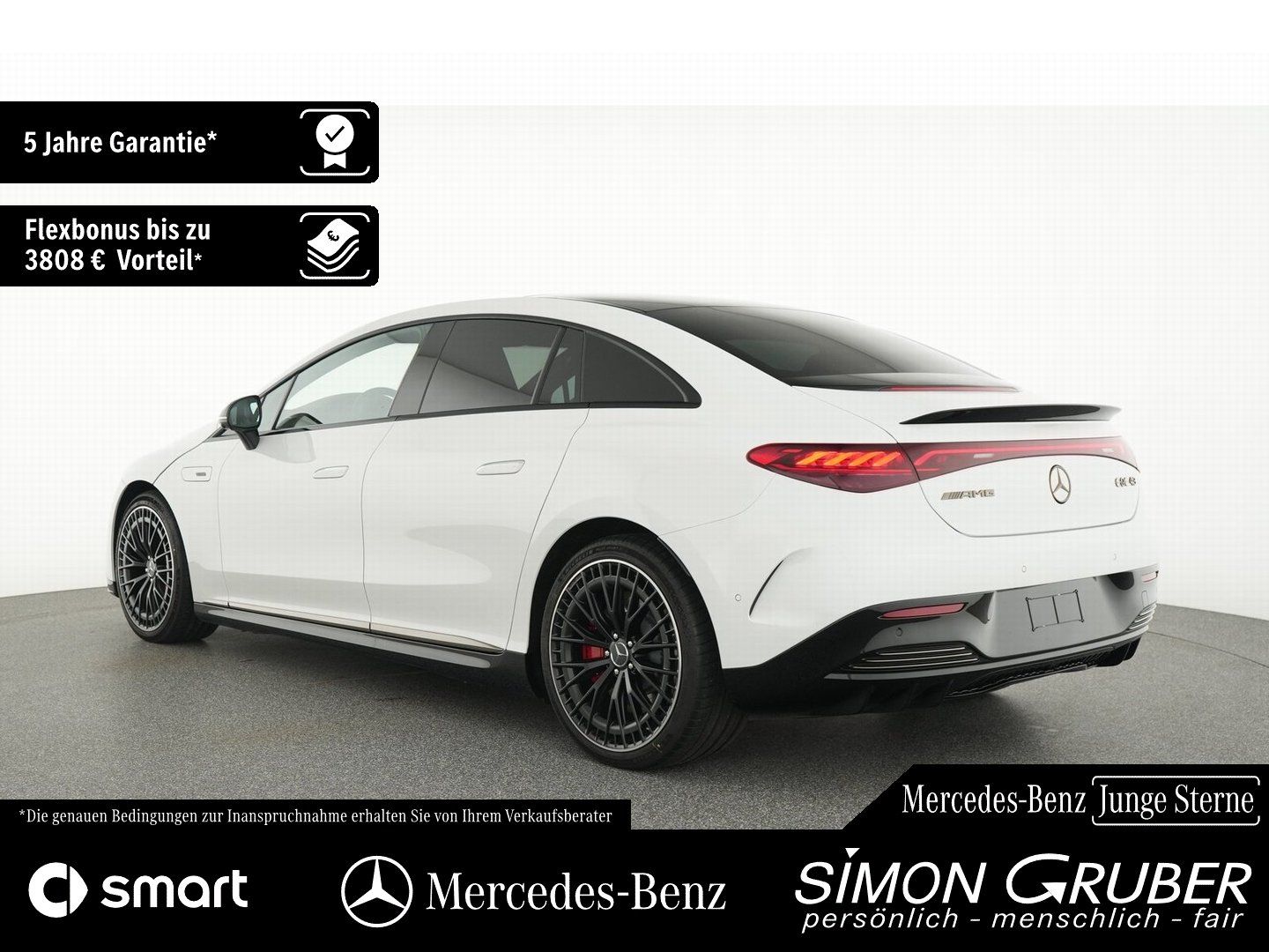 Fahrzeugabbildung Mercedes-Benz EQE 43 4M AMG NightII Carbon Airmatic HUD Hyper