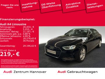 Audi Leasingangebot: Audi A4 Limousine 30 TDI Navi DAB LED