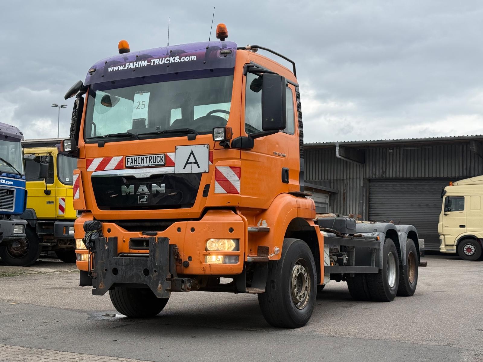 MAN TGS 33.360 Abrollkipper, 6x4, Euro 5,Blatt-Blatt