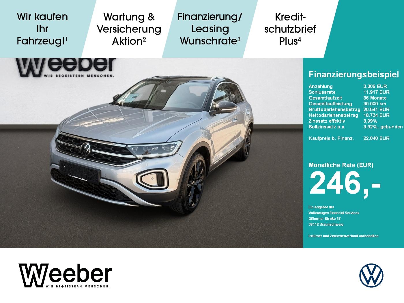 Volkswagen T-Roc STYLE*AHK*NAVI*LED*KAMERA*18ZOLL*ACC* LM