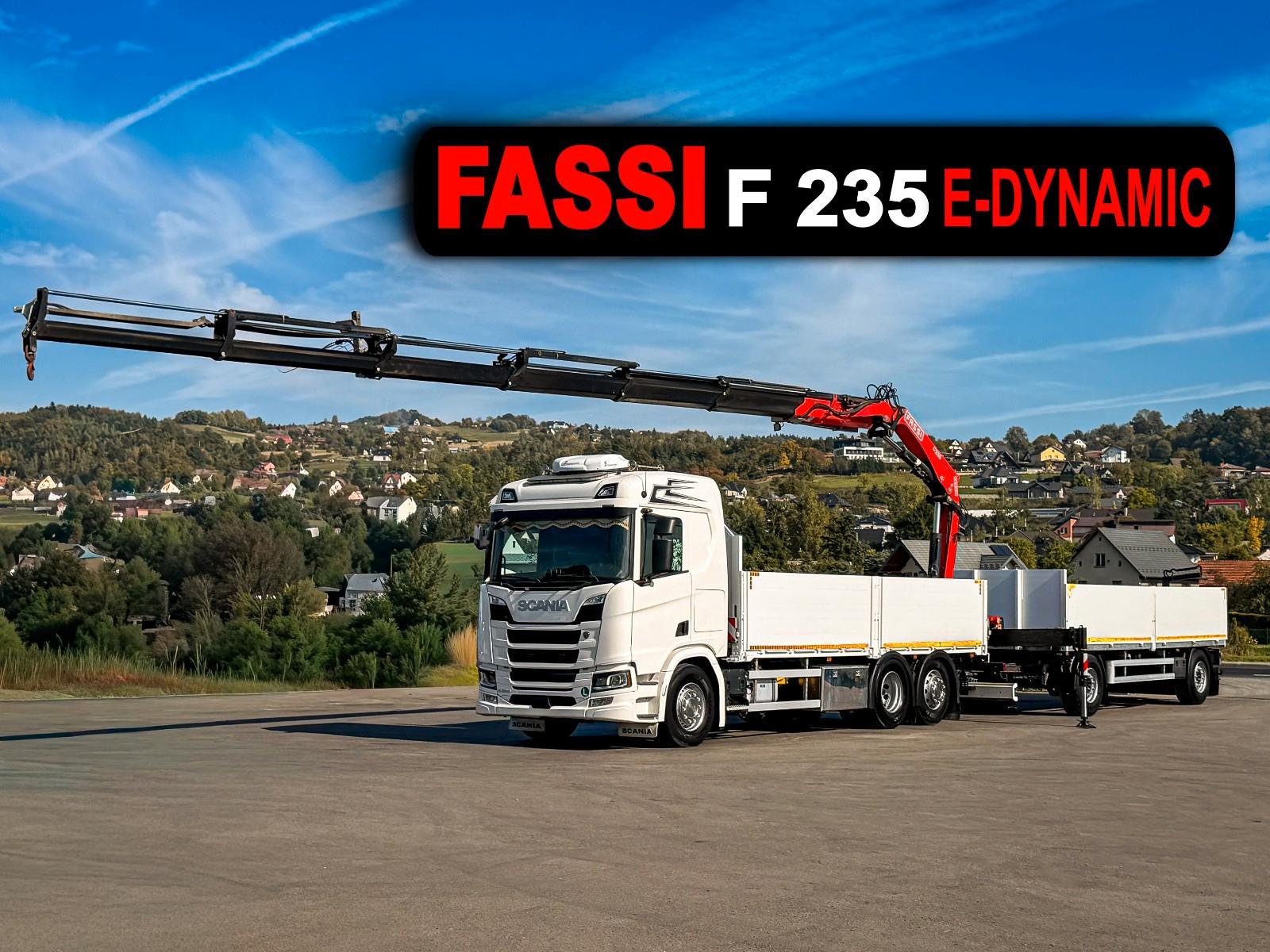 Scania R500 FASSI F235 A.2.26 + FUNK + Anhänger!