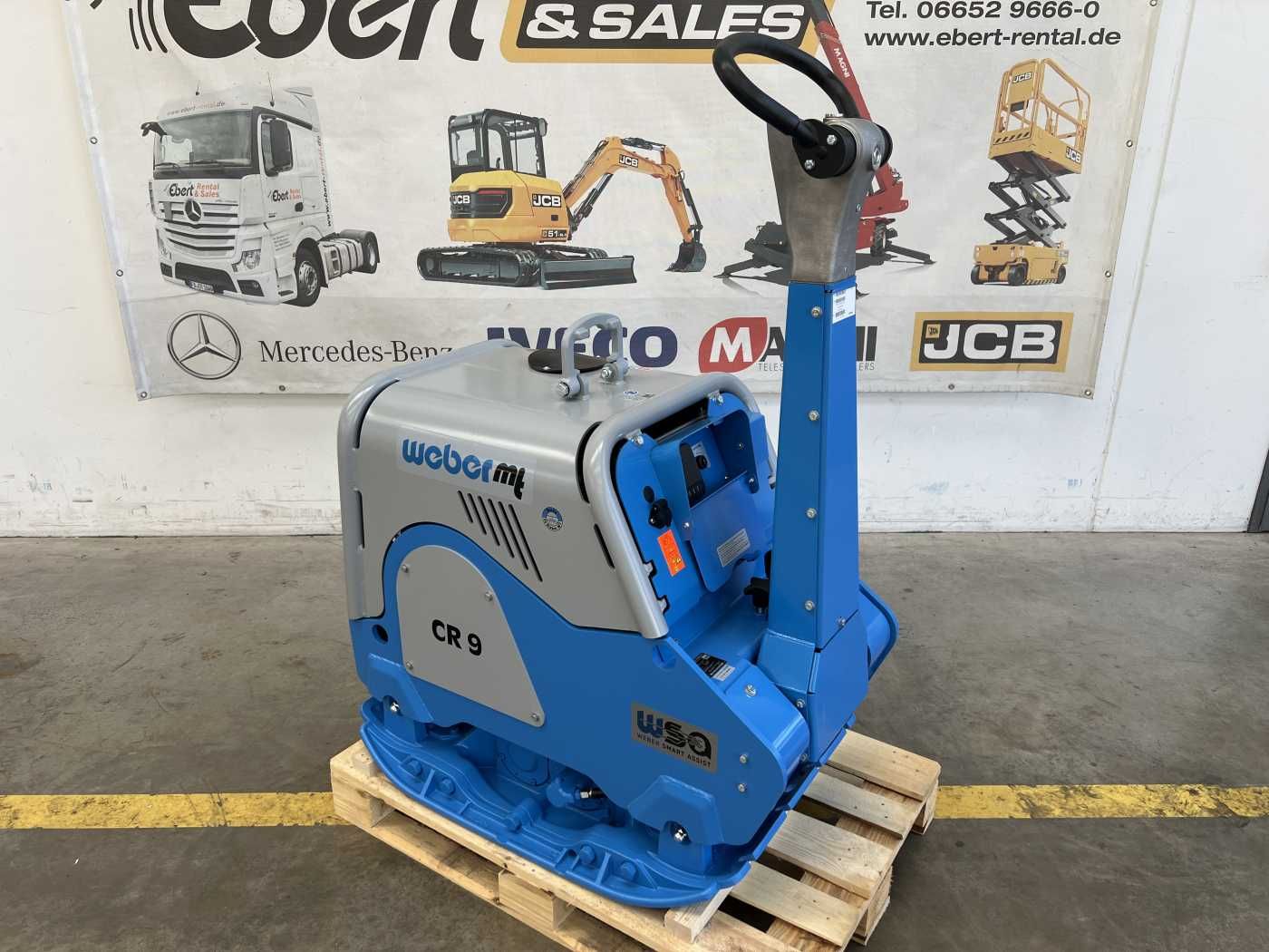Fahrzeugabbildung Weber Weber CR 9 WSA Hatz-Diesel / 743 kg Rüttelplatte
