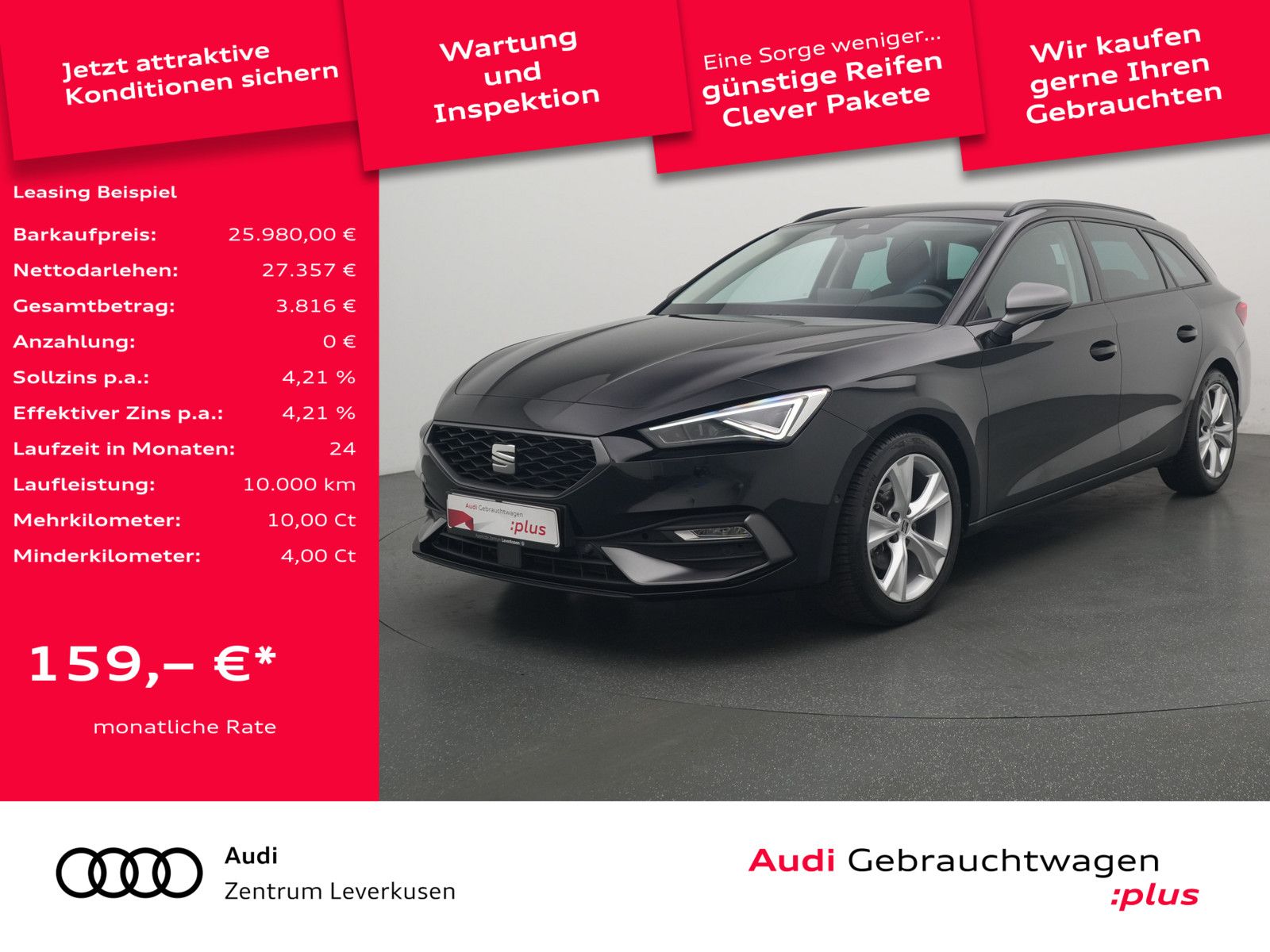 Seat Leon ST FR DSG MATRIX KEYLESS ACC NAVI VIRT LED