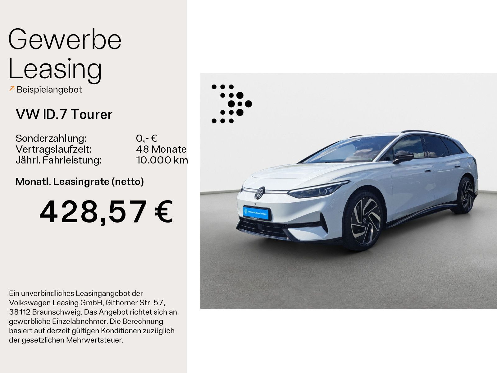 Volkswagen ID.7 Tourer Pro S 596km/WLTP*AHK*HuD*Massage*ACC
