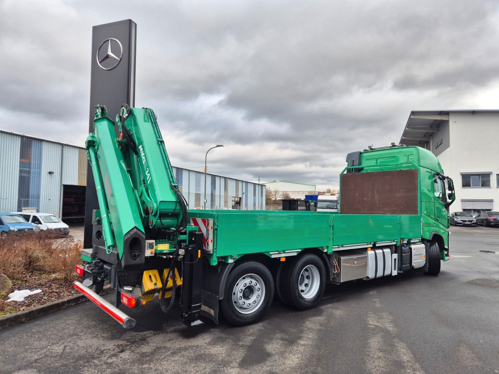 Fahrzeugabbildung Volvo FH 500 Heckkran MKG HLK341SHP Funk AHK