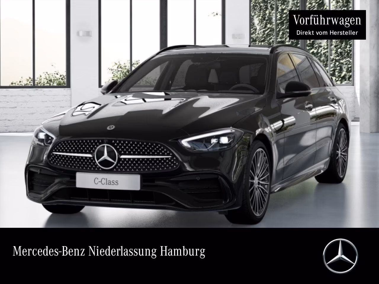 Mercedes-Benz C 180 T AMG+NIGHT+PANO+360+LED+19"+TOTW+KEYLESS