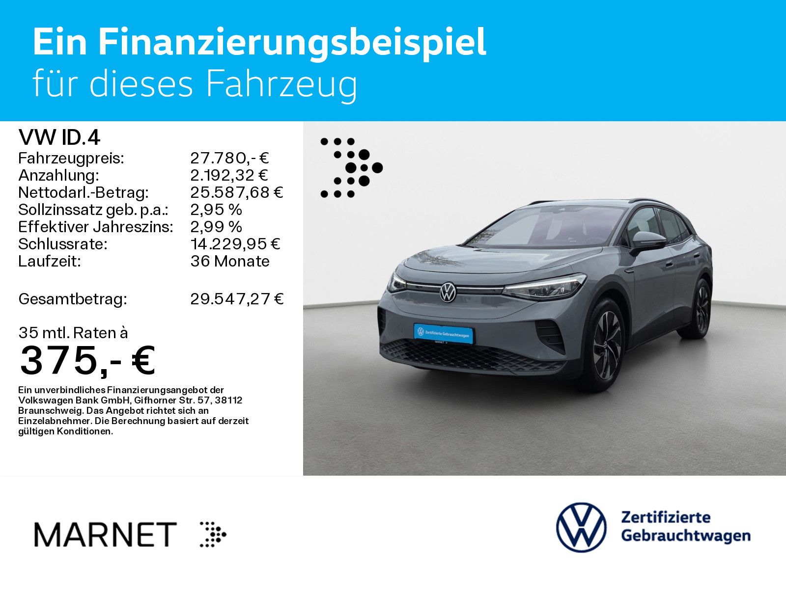 Volkswagen ID.4 Pro Performance* Navi*Wärmep.*AHK*LED*HuD*K imagem 2