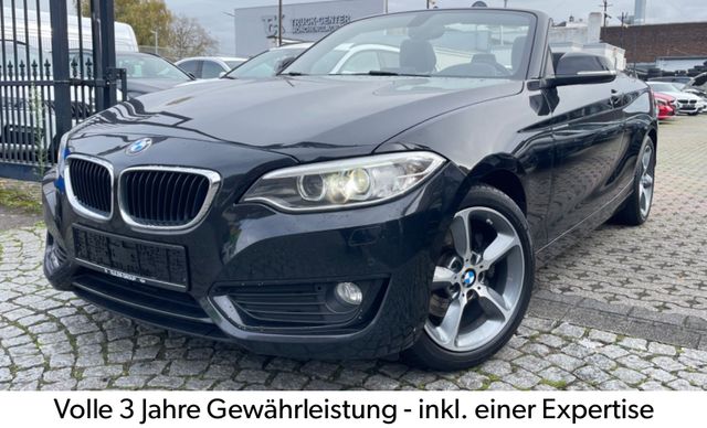 BMW 220D CABRIO ADVANTAGE-SHZ-BI XENON-NAVI-EU6-GW-