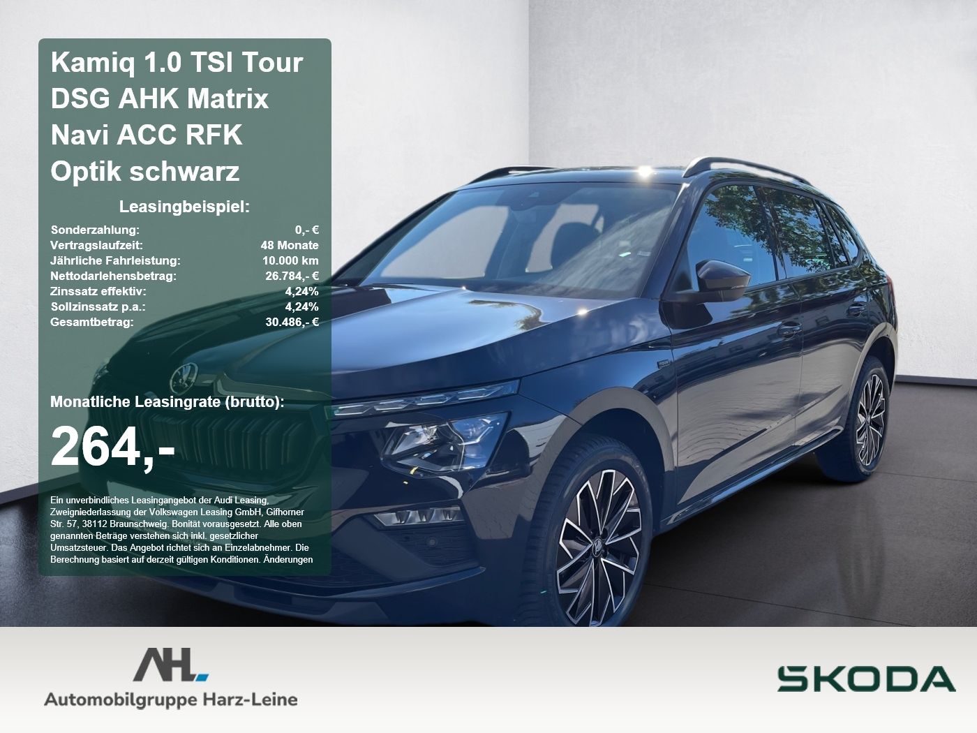 Skoda Kamiq 1.0 TSI Tour DSG AHK Matrix Navi ACC RFK O