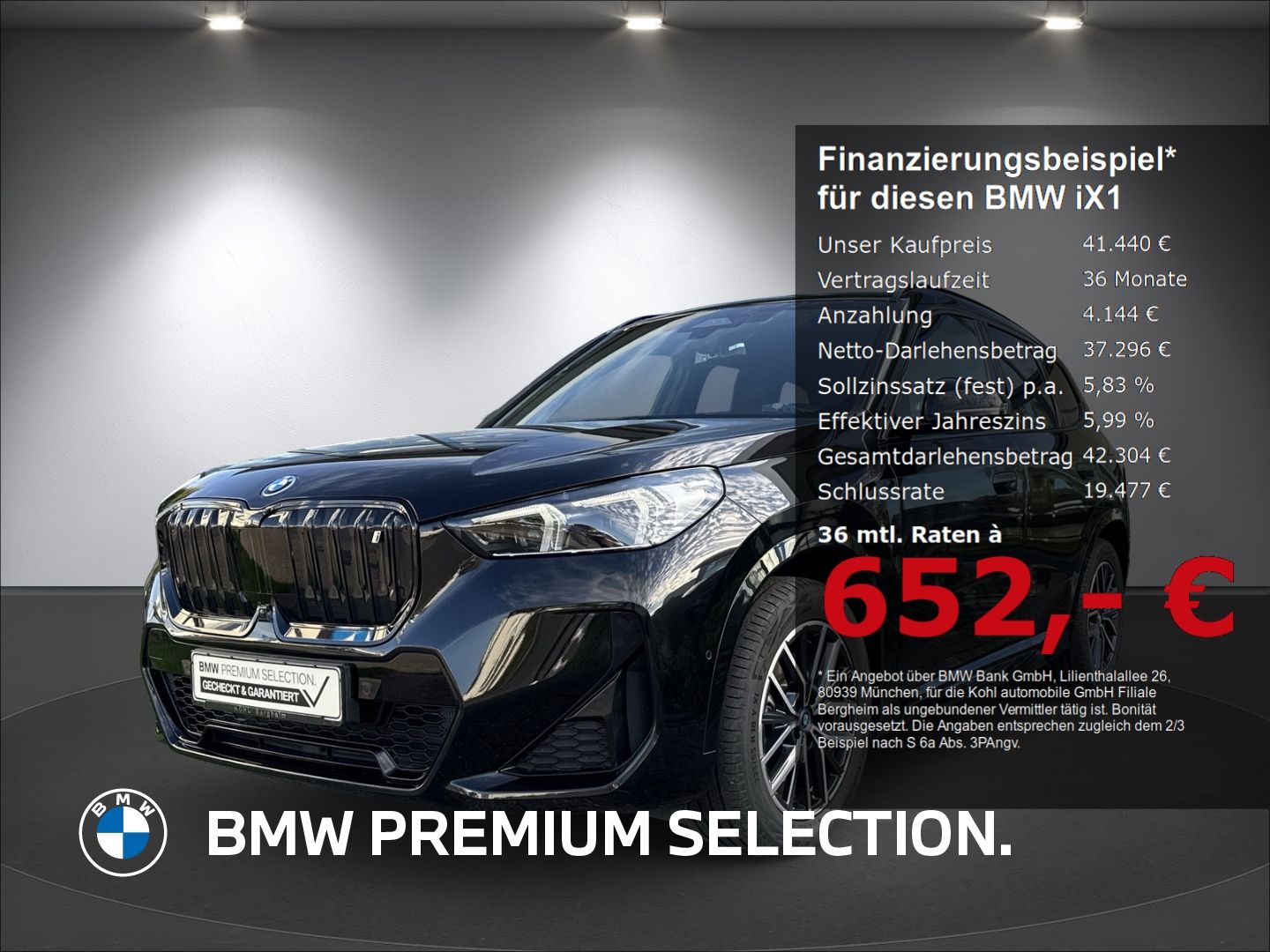 BMW iX1 30 xDrive M Sport harman kardon Anhängerkupp foto 1