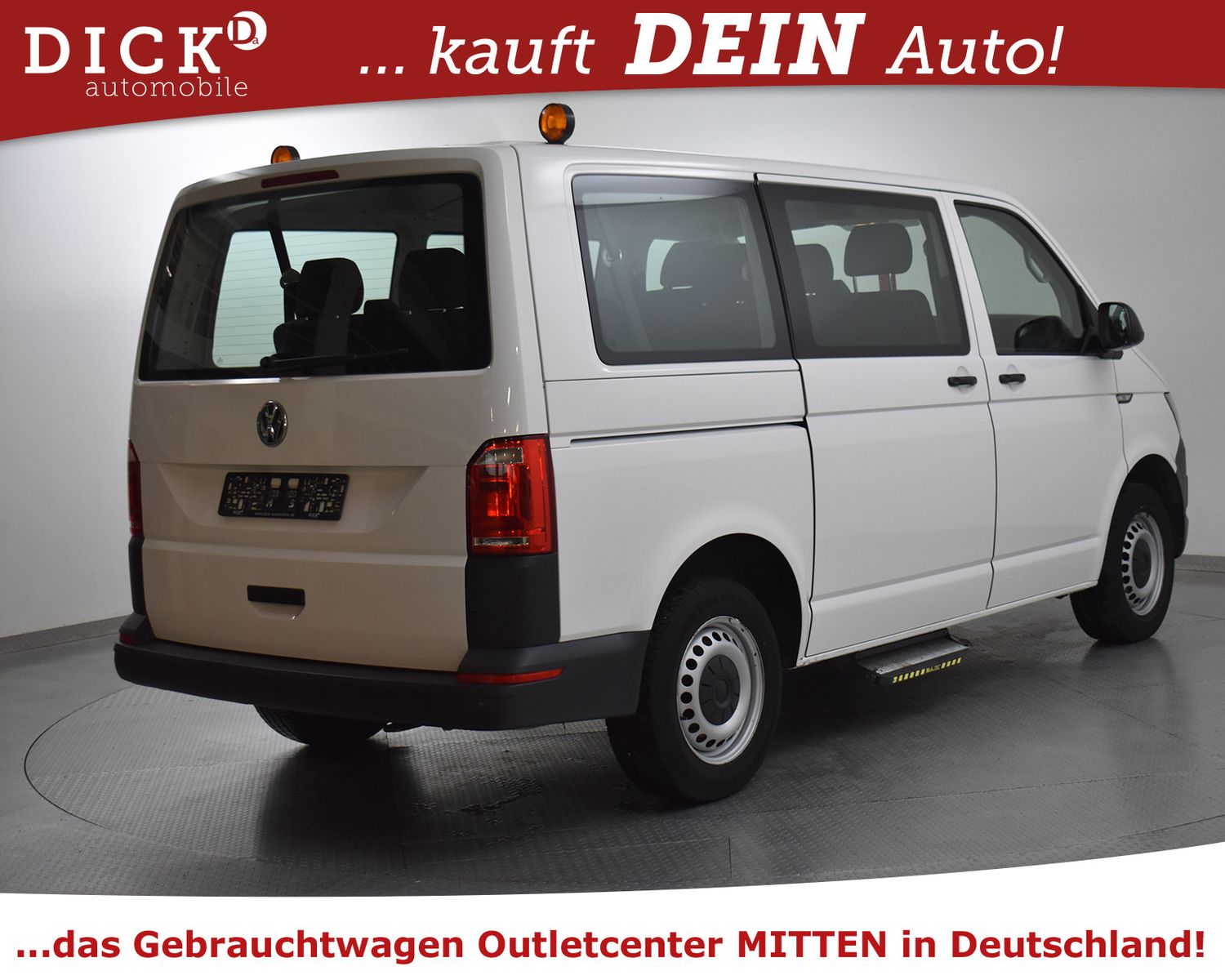 VW T6 Transporter 2.0d > 9-SITZE+KLIMA+PDC+1HAND - Image 8