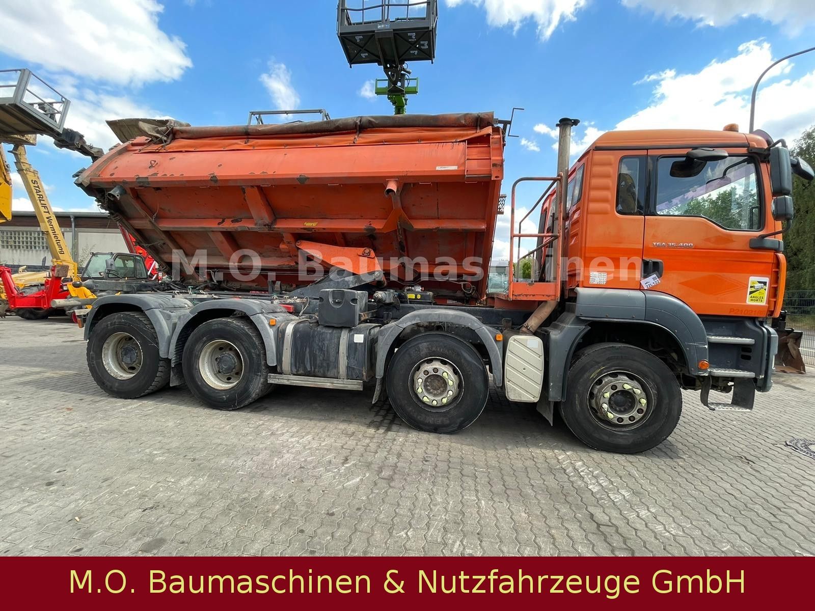 Fahrzeugabbildung MAN TGA 35.400 / AC / 8x4 / Euro 4 / 3.Seitenkipper/
