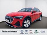 Audi e-tron 55 quattro S line PANO/AHK/ACC/LUFT/TOUR - mit Elektro-Antrieb: Rot, Geländewagen