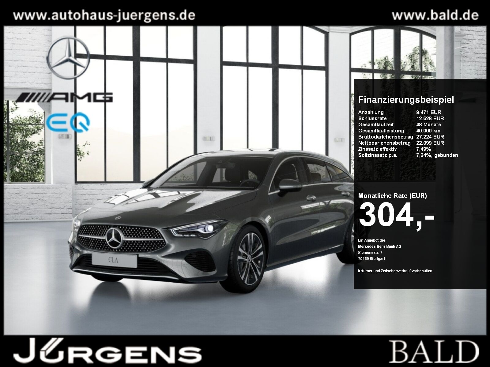 MERCEDES-BENZ CLA 180 SB Progressive+Ambiente+AHK+Keyless