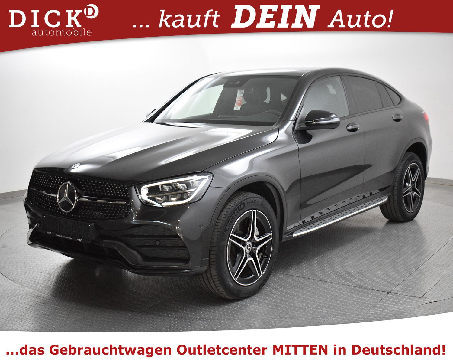 MERCEDES-BENZ GLC300de Coupe 2X AMG Line 4M NIGHT+STDHZ+KAM+19 - Image 4