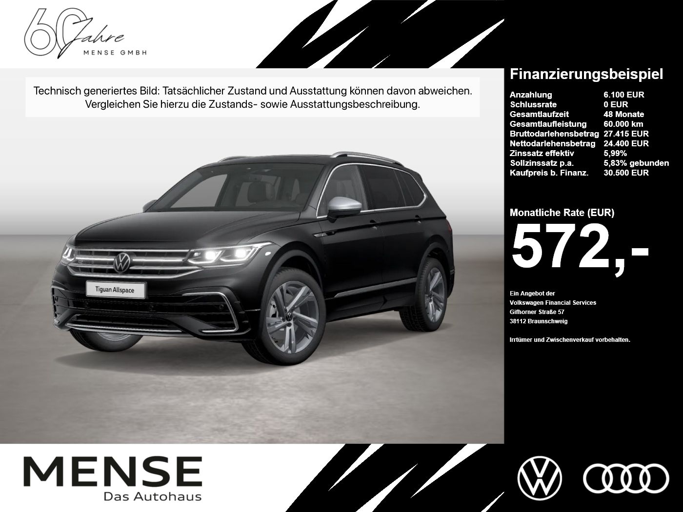 Volkswagen Tiguan Allspace 2.0 TDI DSG R-line IQ.Light AHK