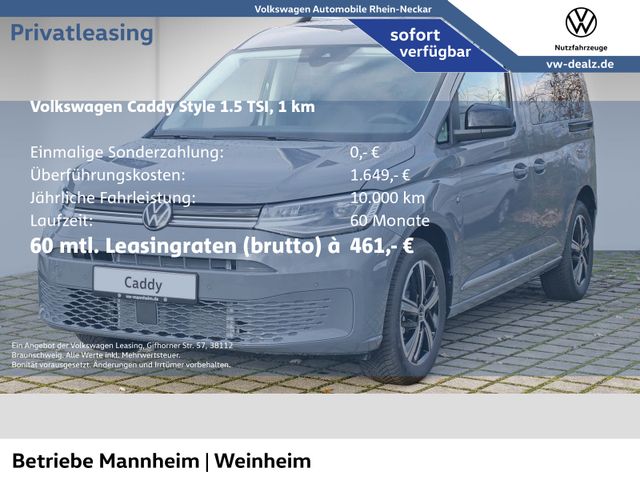 Volkswagen Caddy Style 5-Sitzer 1.5 TSI EU6 DSG AHK Navi