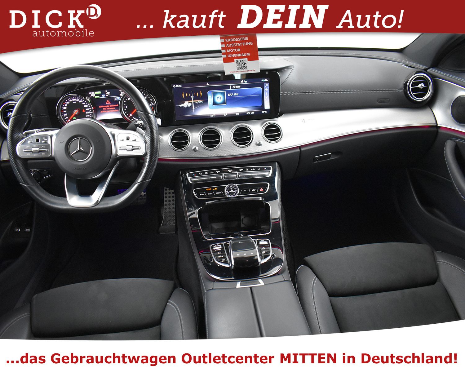 MERCEDES-BENZ E300de T 2X AMG Line HEAD+AHK+KAM+STANDHZ+COMAND - Image 8