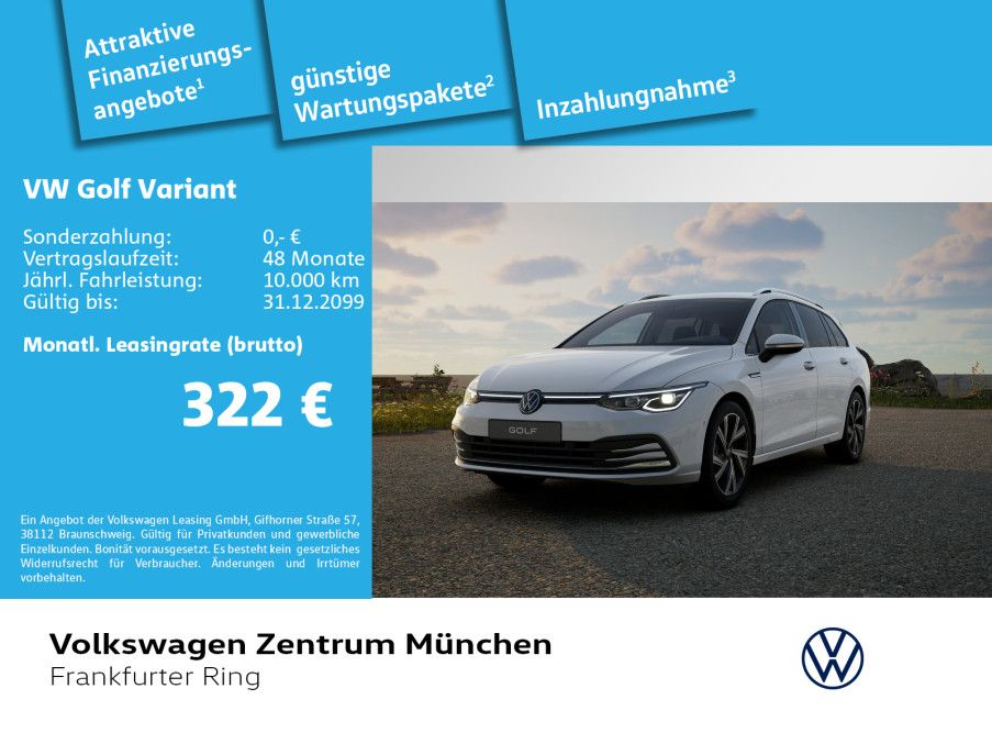 Volkswagen Golf VIII Variant 1.5 eTSI Style LED+Navi RearVi
