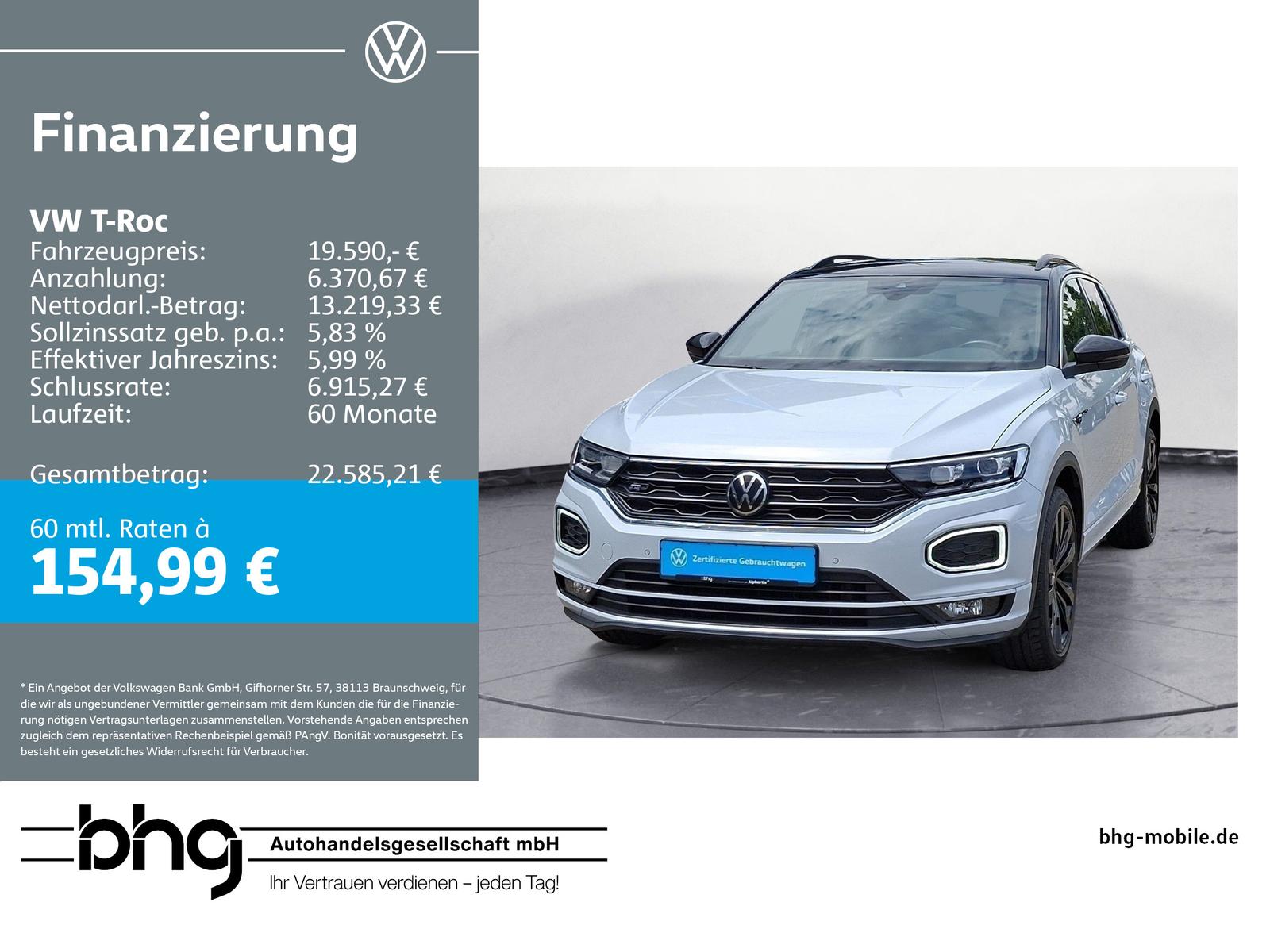 Volkswagen T-Roc 1.5 TSI DSG R-LINE #DIG.-COCKPIT #LED #KAM