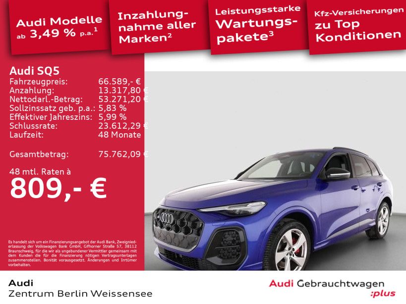 Audi SQ5 SUV TFSI 270 kW QUA*360*AHK*ACC*HUD*LEDER** imagem 2
