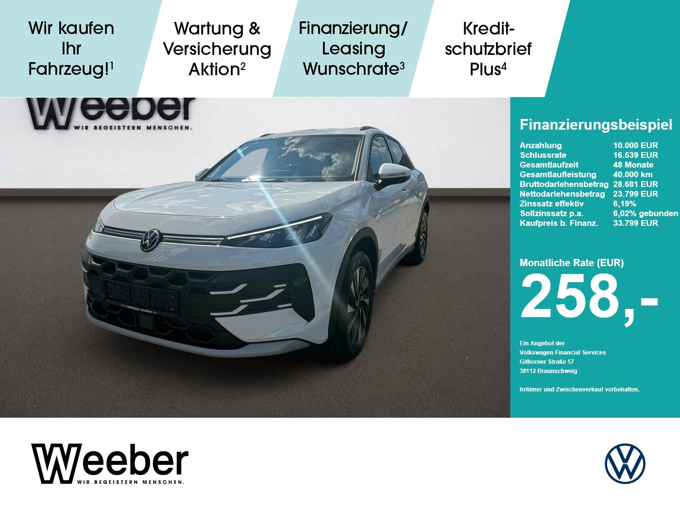 Volkswagen T-Roc 1.5 l eTSI DSG Energy AHK Navi LED PDC