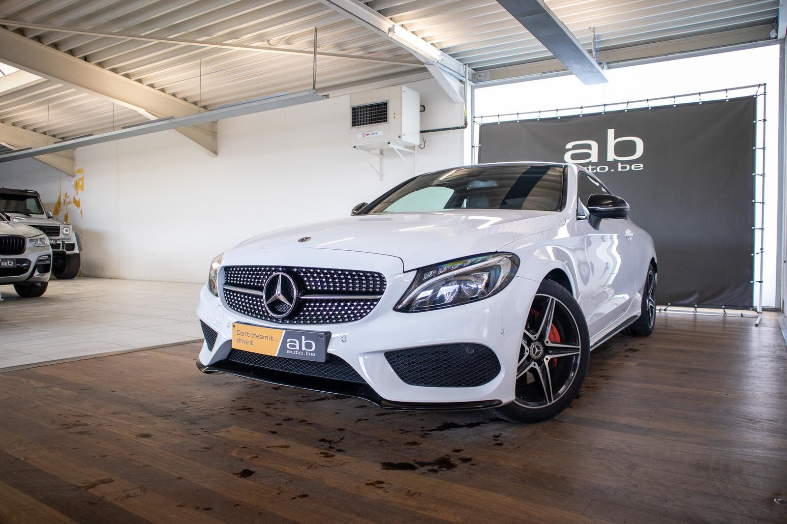 Mercedes-Benz C 180 1.6, AMG-LINE, COUPE, PANO DAK,  ZETELVERW