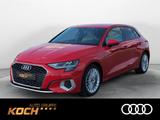 Audi A3 Sportback 40 TDI q. S-Tronic Advanced, AHK, A - Audi A3: Rot, Leder