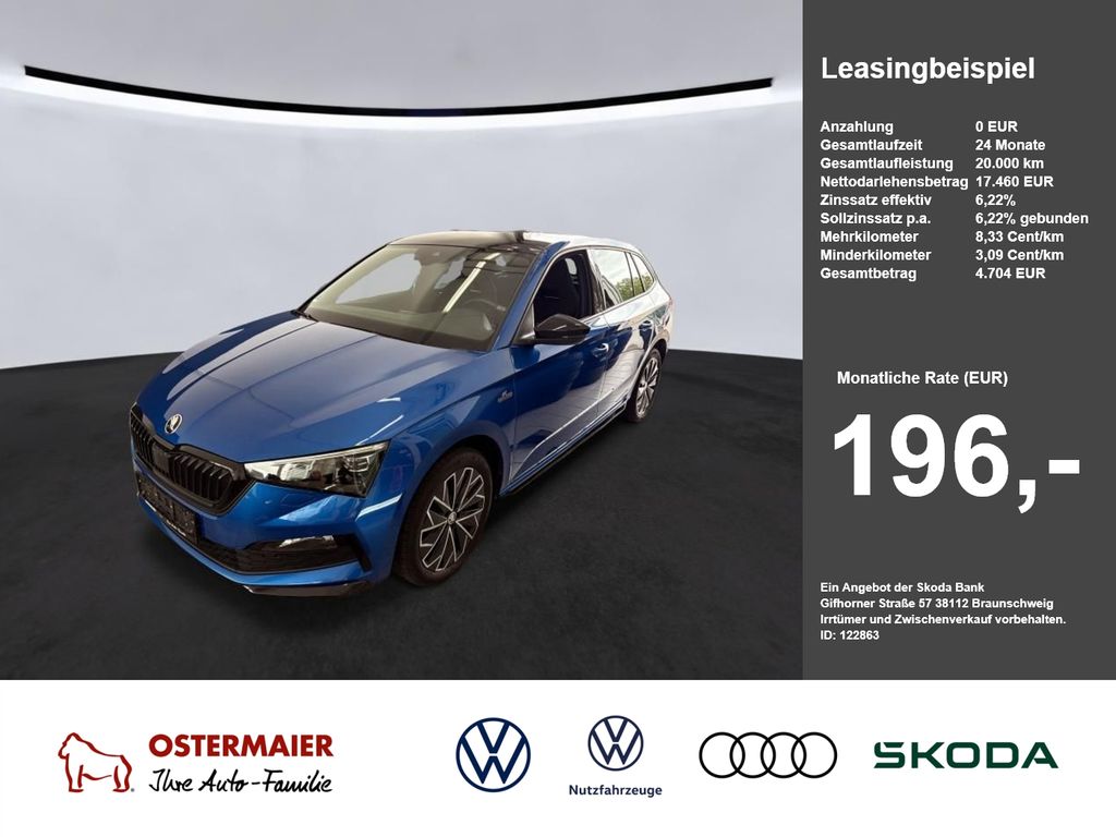 Scala Monte Carlo 1.5TSI DSG.LED.NAV+VC.PANO.SHZ