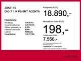 Nissan JUKE 1.0 DIG-T 114 PS 6MT ACENTA Kam Navi SitzH - Nissan Juke: Acenta