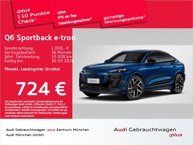 AUDI Q6 Sportback e-tron performance S line EditionOn