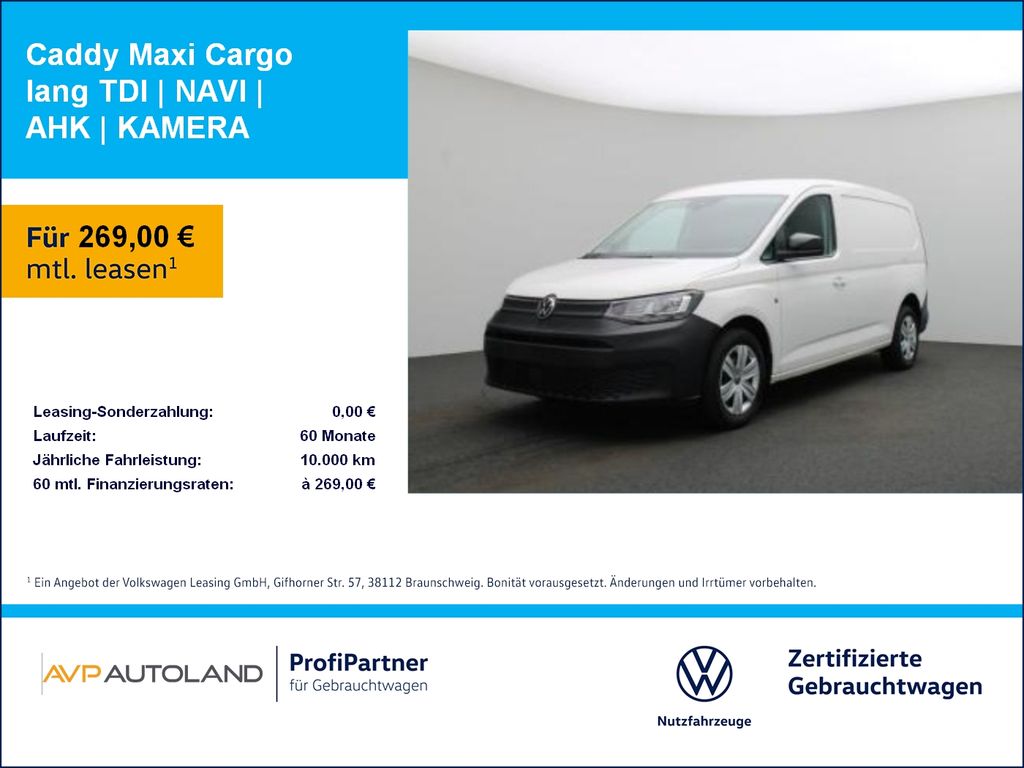 Volkswagen Caddy Maxi Cargo lang TDI | NAVI | AHK | KAMERA