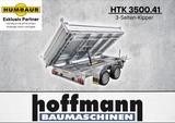 Humbaur HTK 3500.41 mit E-Pumpe Dreiseitenkipper - Humbaur Htk 3500