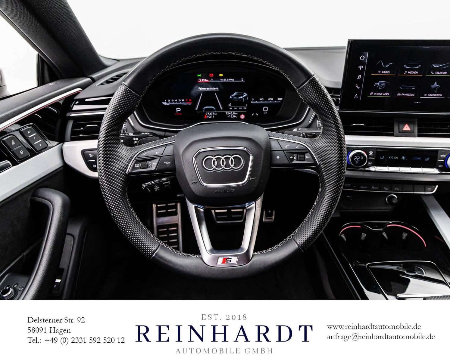 Audi A5 COUPE 45TFSi Q 2x S LINE/19Z/ACC/PANO/S-SITZE, миниатюра 22