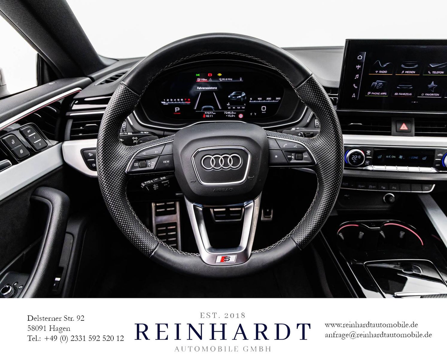 Audi A5 COUPE 45TFSi Q 2x S LINE/19Z/ACC/PANO/S-SITZE foto 25