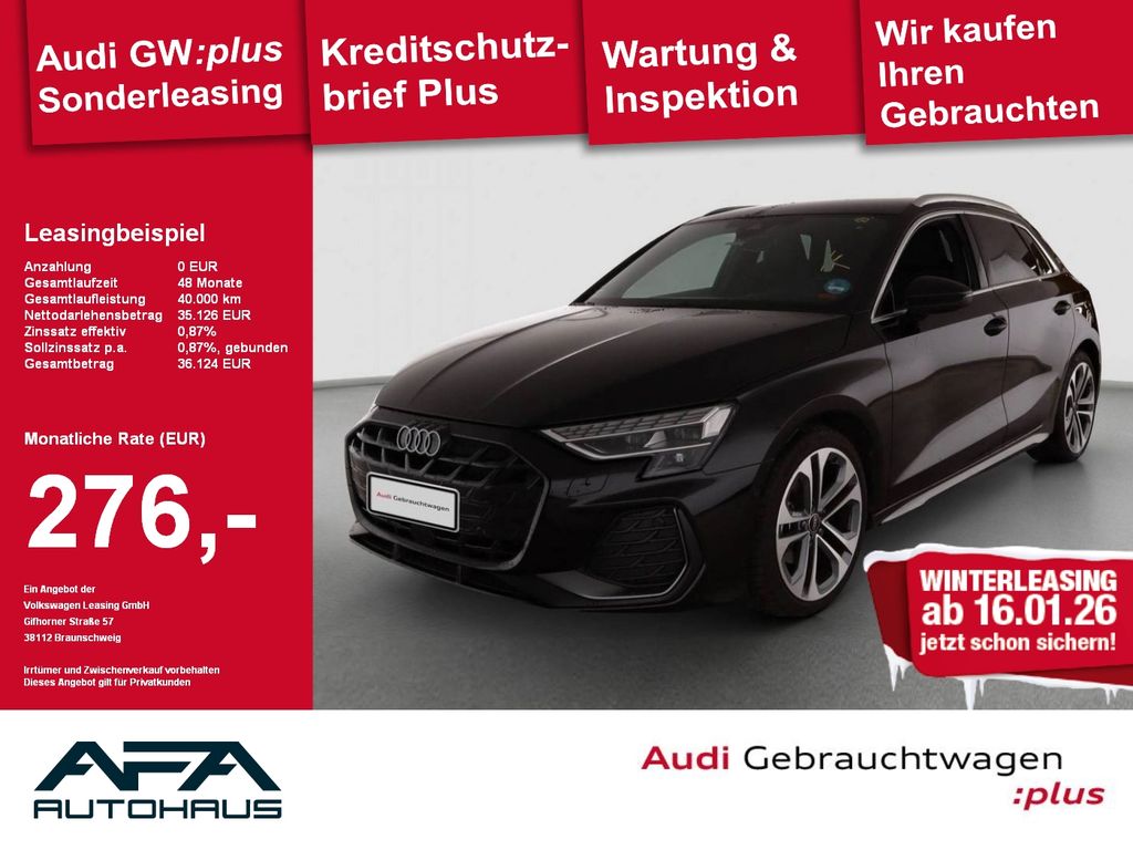 A3 Sportback 30 TFSI S tr. 2x S-Line*AHK*RFK*Nav