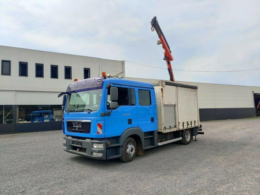 MAN TGL 10.250 Doka Pritsche + Kran Palfinger