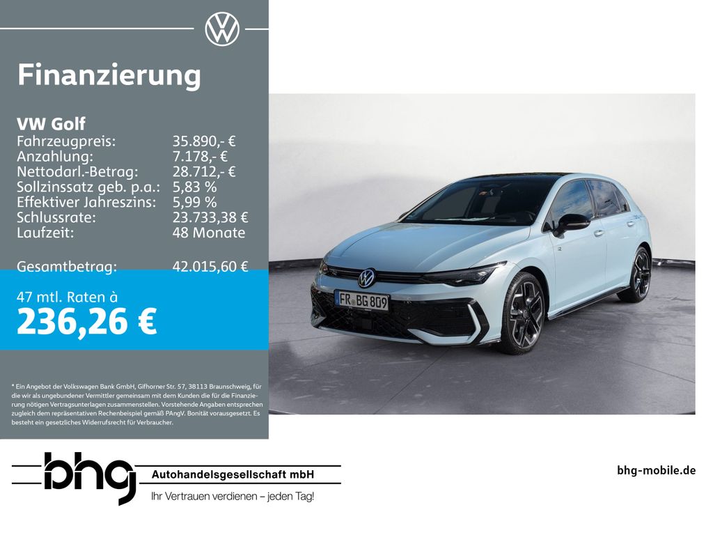 Golf R-Line 1.5eTSI 150PS 7-Gang DSG