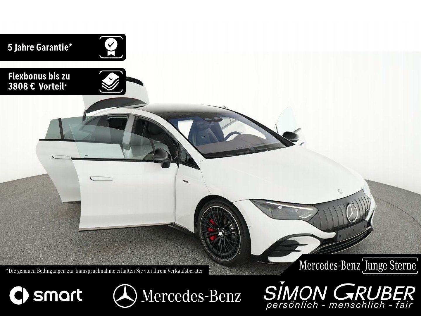 Fahrzeugabbildung Mercedes-Benz EQE 43 4M AMG NightII Carbon Airmatic HUD Hyper