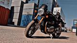 Triumph Thruxton 1200R von 2016 Matt Schwarz. - TRIUMPH THRUXTON 1200