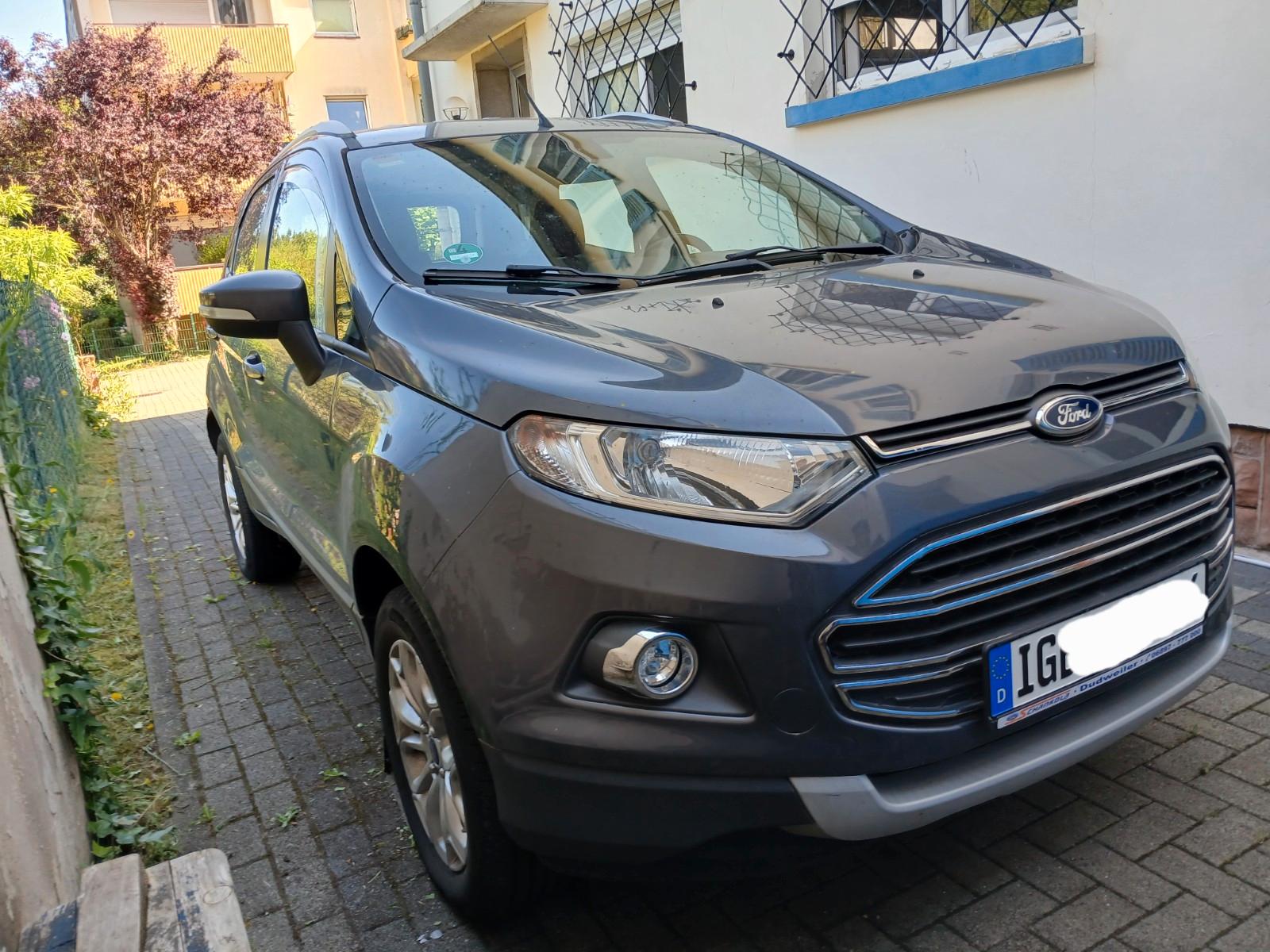 Ford EcoSport 2015 — rear view
